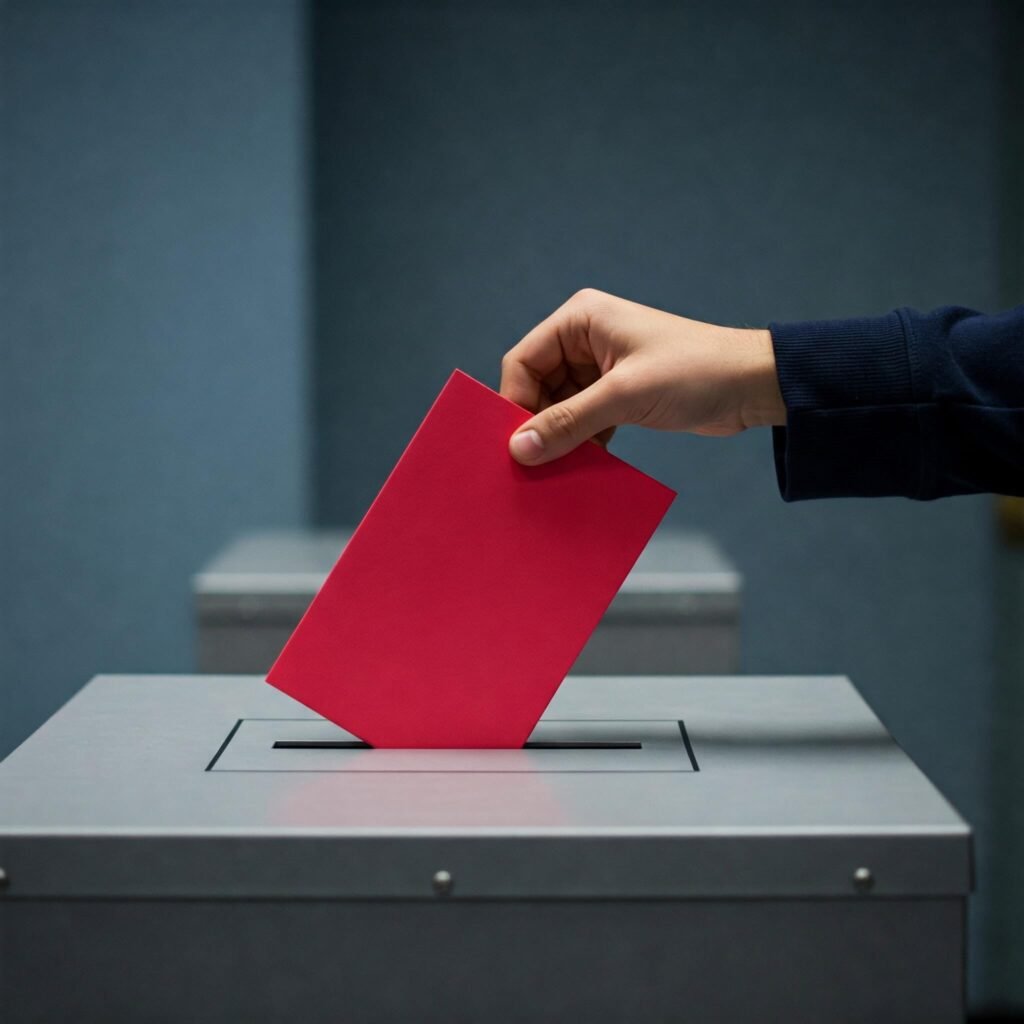 Red Ballot in Dropbox