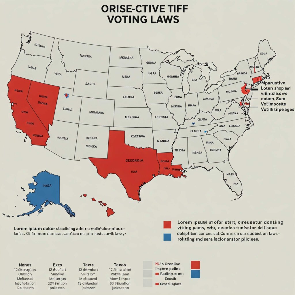 U.S. Voting Laws Map