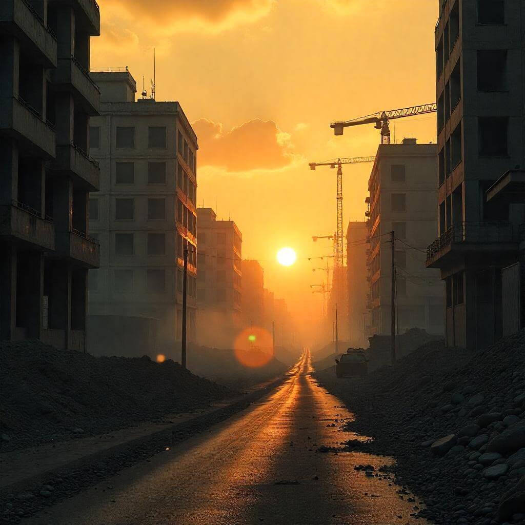 Avoid overly bleak visuals to maintain hope.