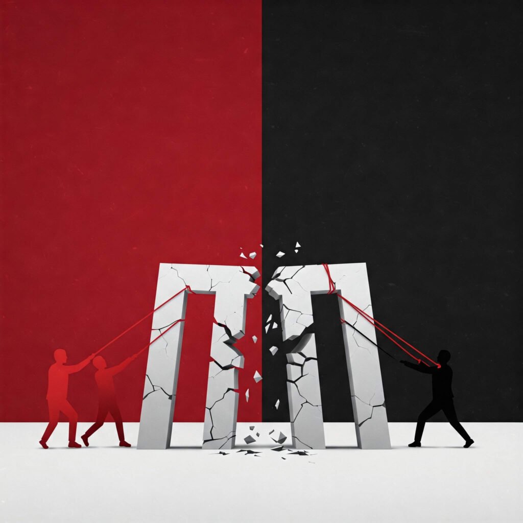 Democracy Under Pressure: Highlights the strain on democratic structures.