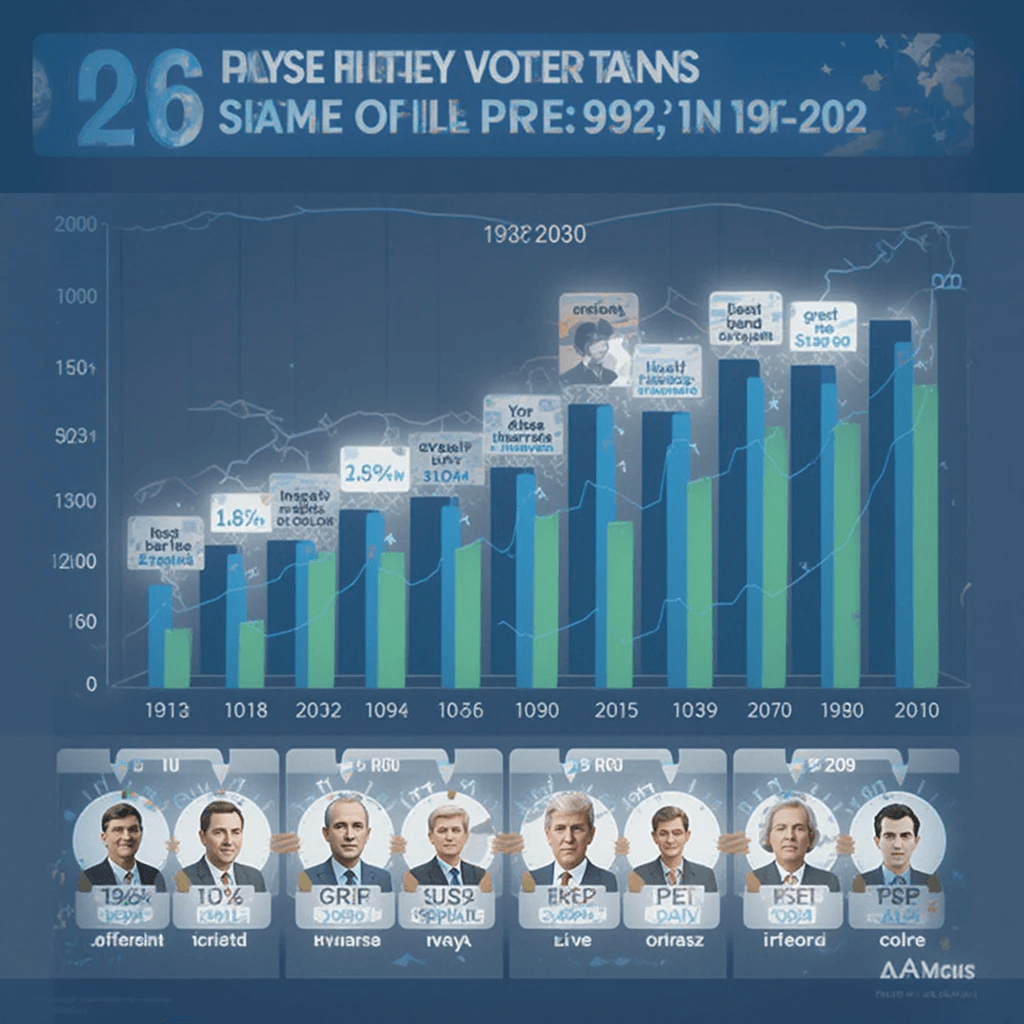 Infographic of third-party vote shares