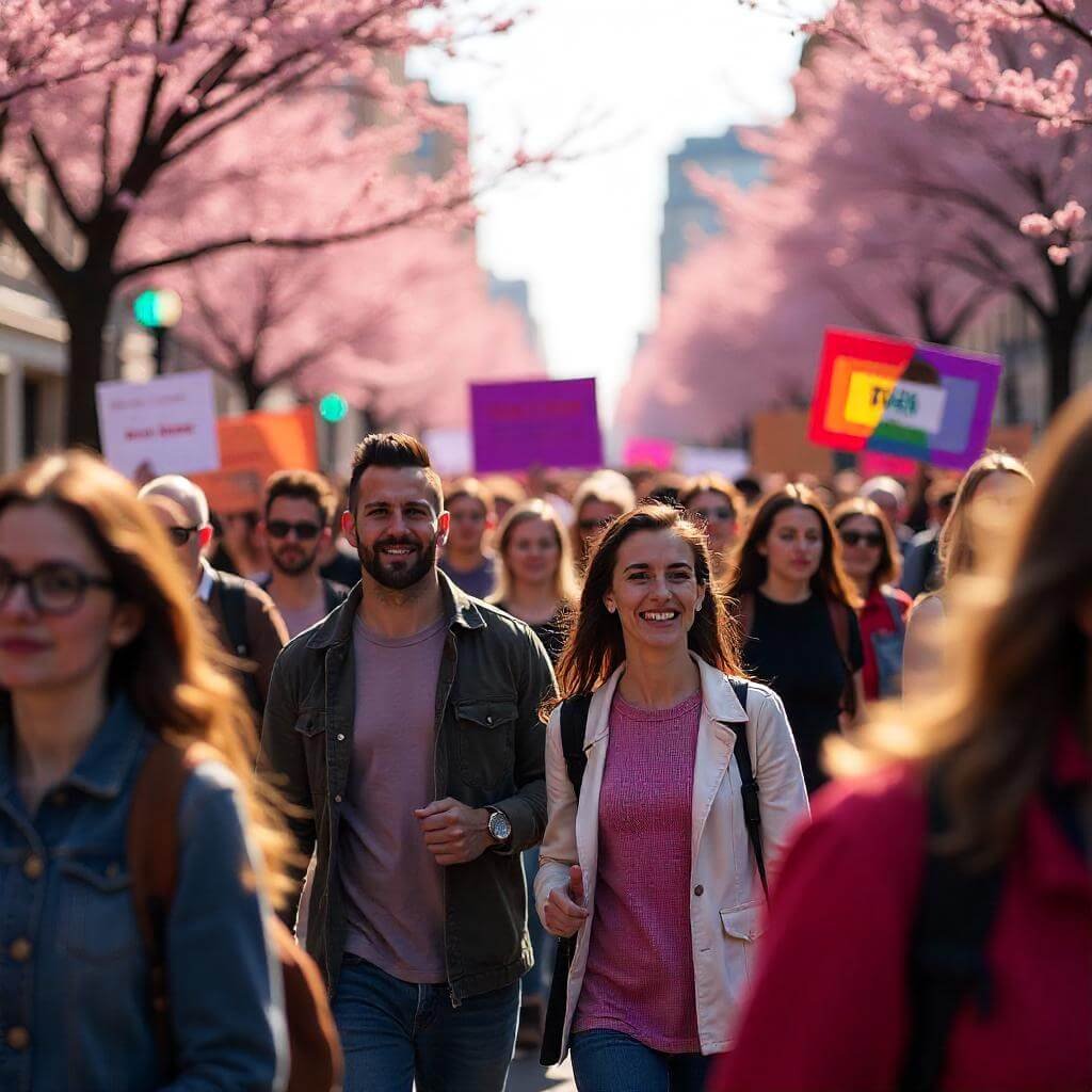 March for equality.