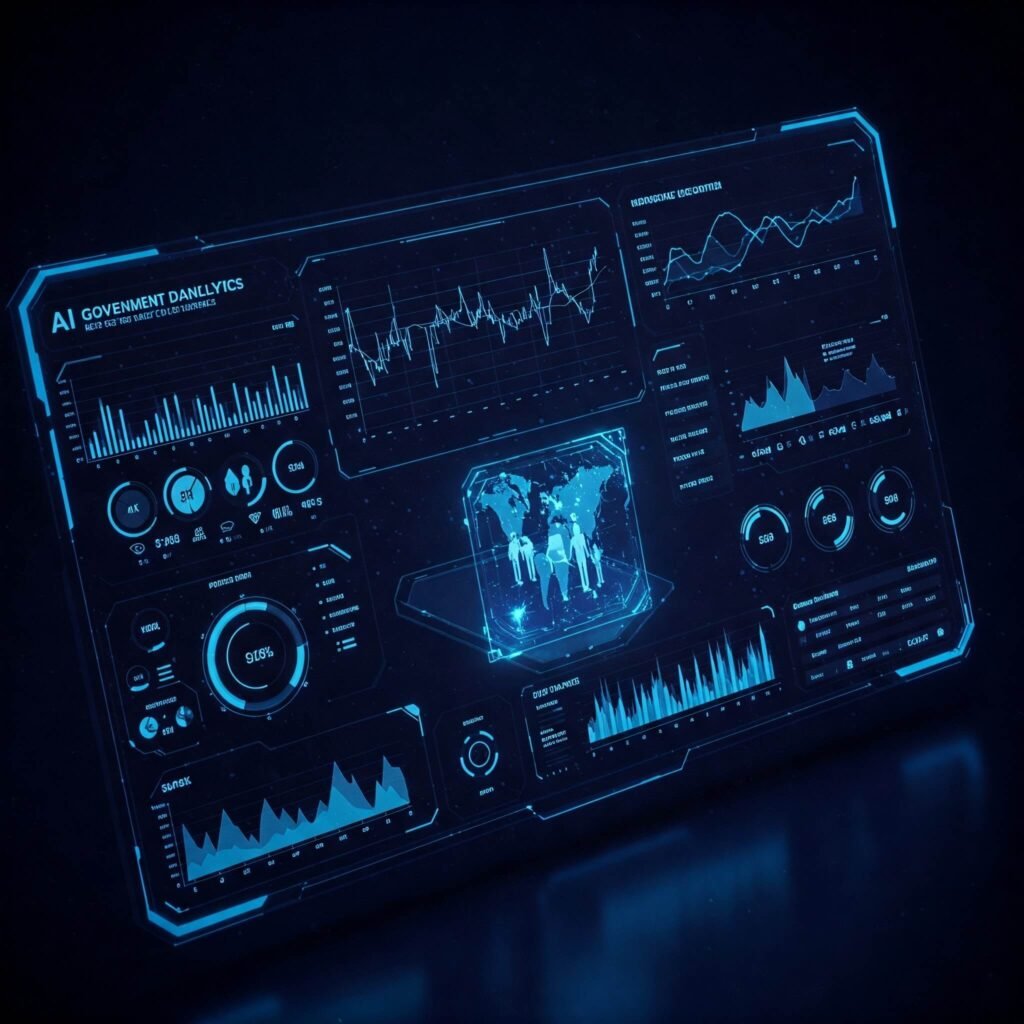 AI dashboard for government analytics.