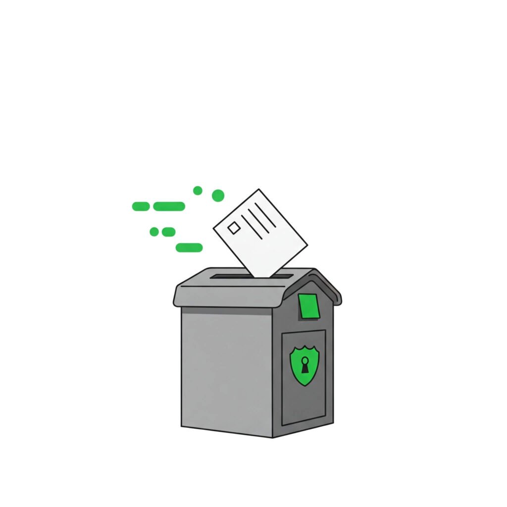 Ballot drop box