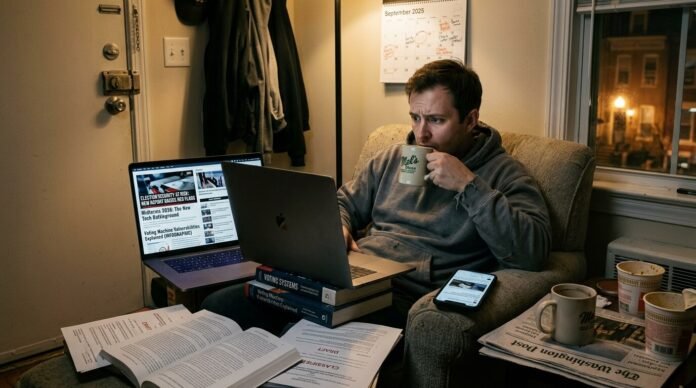 Okay, so I’m slouched in my tiny DC apartment, September 2025, chugging diner coffee that tastes like it was brewed in a sock, and I’m straight-up spiraling about U.S. voting tech security.